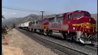 Trains on Tehachapi May 3 amp 4 1991 [upl. by Ragas785]