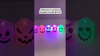 Halloween Led Ghost Pumpkin Candle [upl. by Flss]