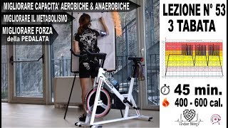 Lezione Spinning  Indoor Cycling Allenamento ad Alta Intensità per Aumentare la Forza Lez n° 53 [upl. by Ehcrop]