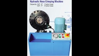 HYDRAULIC HOSE CRIMPING MACHINE [upl. by Thebault]