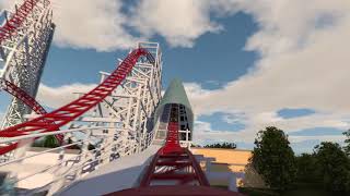 California Daredevil No Limits 2 launch coaster [upl. by Norud33]