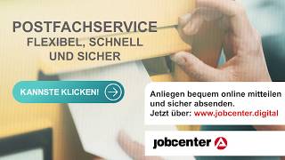 jobcenterdigital Postfachservice [upl. by Pelag]