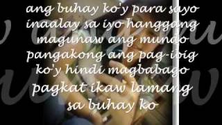 Ang buhay koy para sayo with lyrics by Jc REgino amp sashas coverwmv [upl. by Atiragram422]