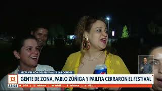 Gente de Zona Pablo Zúñiga y Pailita cerraron la sexta versión del Festival de Las Condes [upl. by Lindy]