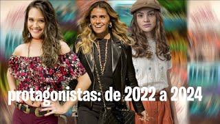 Lista de protagonistas das Webs das 18h do Almanaque Novelas 20222024 [upl. by Ainalem826]