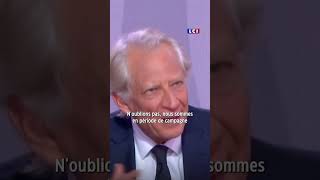 quotPersonne na envie dy allerquot  Dominique de Villepin sur lenvoi de troupes au sol en Ukraine [upl. by Alvira]