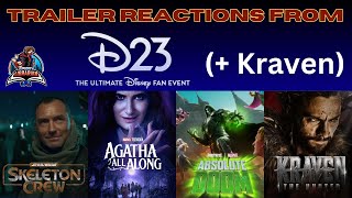 D23 2024 Marvel and Star Wars Teases and Kraven  Trailer Reactions [upl. by Naujet]