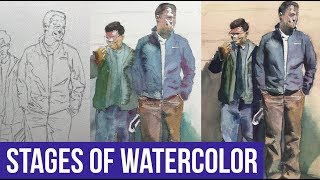 Watercolor Painting for Beginners  step by step [upl. by Etnahs]