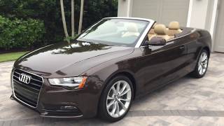 2013 Audi A5 Premium Cabrio Review and Test Drive by Bill  Auto Europa Naples [upl. by Neih309]