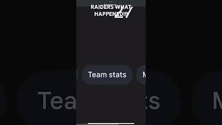 Raiders what happenedraiders cheifs nfl [upl. by Omari]