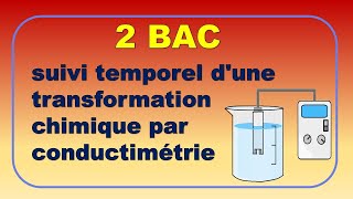 Suivi temporel dune transformation chimique par conductimétrie [upl. by Ereveniug98]