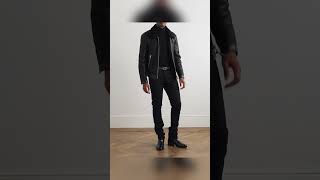 TOM FORD BOMBER tomford fashionstyle fashion black leather shortsfashion shortsvideo [upl. by Agripina]