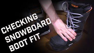 How To Check To Make Sure Your Boots Fit Properly [upl. by Sidonius]