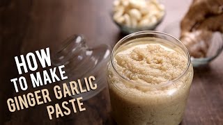 How To Make Ginger Garlic Paste  The Bombay Chef  Varun Inamdar  Basic Cooking [upl. by Mamie]