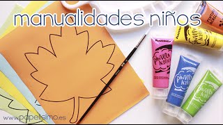 Manualidades para niños cómo pintar figuras simetricas [upl. by Latty]