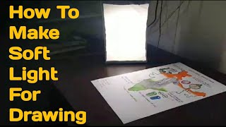 How To Make Soft Light At Home  Make DIY Soft Box Under Rs80 ₹ [upl. by Geraldine]