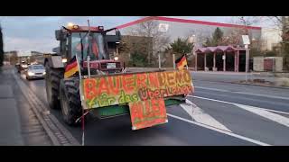 Marktheidenfeld Demo legt Verkehr lahm livestream bauerndemo bauern [upl. by Etnovahs175]