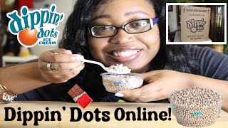 Dippin Dots Online Order Unboxing  Dippin Dots Mukbang [upl. by Lipscomb874]