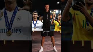 footballer Ronaldo or Neymar or Messi edit football trending shorts videos [upl. by Anelaf]