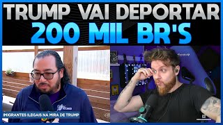 200 MIL BRS DEPORTADOS NO PRIMEIRO DIA DE MANDATO DE TRUMP [upl. by Airamasor]