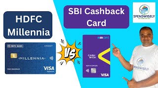 HDFC Millennia Credit Card Vs SBI Cashback Credit Card  Which is the Best 🤔 Hindi [upl. by Carew995]