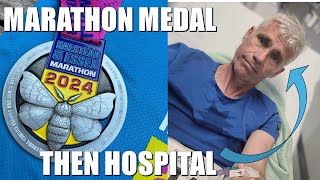 Halstead Marathon 2024  I Finally Got My MARATHON FINISH Medal  But Ended Up IN HOSPITAL [upl. by Faro]