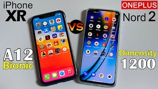 iPhone XR vs OnePlus Nord 2 Speed Test🔥 A12 Bionic vs Dimensity 1200 Shocking😱 HINDI [upl. by Reis]