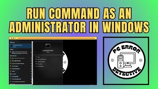 How To Run Command As An Administrator in Windows 10 [upl. by Wadsworth235]