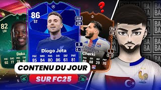 AVIS SBC DIOGO JOTA  EVOLUTION DOKU  OBJECTIF FC 25 OTAMENDI GRATUIT [upl. by Netsirc740]