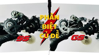 Phân Biệt Củ Đề SHIMANO Càng NgắnSS Và Càng Dài GS GROUP SET ROAD BIKE [upl. by Azeret791]