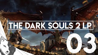 Dark Souls 2 Gameplay Walkthrough Part 3 Heides Tower of Flame  Dragonrider  Old Dragonslayer [upl. by Lurlene]