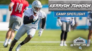 Camp Spotlight Kerryon Johnson [upl. by Adnamra]