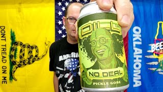 Roughtail Brewing  Dill Or No Deal Pickle Gose Beer Review [upl. by Anyk]