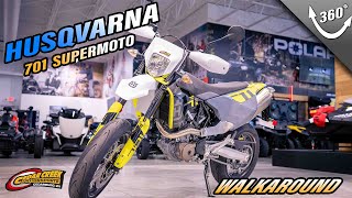 Walkaround  2024 Husqvarna® 701 Supermoto [upl. by Aerdnahs]