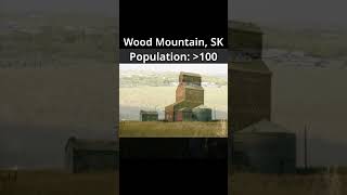 Random Canadian towns Wood Mountain SK shorts shortsfeed canadatourism canadatravels [upl. by Lanaj]