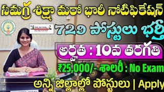 సమగ్ర శిక్ష మరో 729 పోస్టులుAP Samagra Siksha Abhiyan Notification 2024  AP KGBV Notification 2024 [upl. by Anirat]