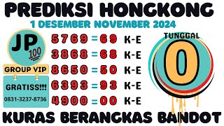 PREDIKSI HONGKONG POOLS HARI INI 1 DESEMBER 2024  HK JITU  ANGKA HK MALAM INI  PREDIKSI HK JITU [upl. by Mariska]