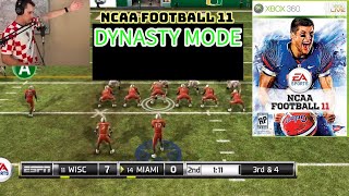 NCAA Football 11 Dynasty Mode The Big Game [upl. by Kohl578]