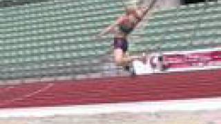 Margerethe Renstrom  Long Jump Bislett june 2007 [upl. by Acassej]