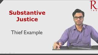 3e Procedural amp Substantive Justice  Political Science Course  Full Video  RamaIAS [upl. by Gent]