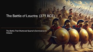 Battle of Leuctra 371 BCE  Speedy Histories [upl. by Rehotsirk]