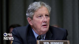 WATCH Sen Kennedy makes baseless claim that Arab American witness is supporting Hamas [upl. by Perlman183]