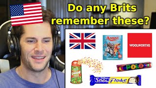 American Reacts to British Childhood Nostalgia [upl. by Becht]