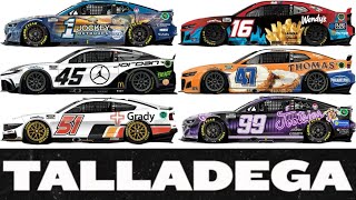 NASCAR Cup Series Talladega 2024 Paint Scheme Preview [upl. by Lazarus]