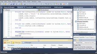 Visual Basic Tutorial  195  Creating The Favorites DLL [upl. by Melquist]