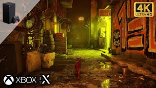 Stray  Xbox Series X Gameplay 4K [upl. by Thorne]