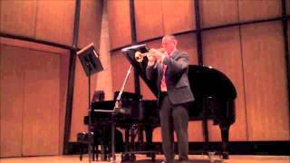 II  Sonata  Intermezzo  Jean Hubeau by Michael Hengst Trumpet [upl. by Gamber]