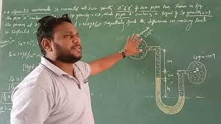 FMHMUNIT1ManometersLec10 Find Difference in Mercury Level in Differentail Manometer [upl. by Bahr210]