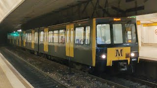 Tyne amp Wear Metro Metrocars 4041 and 4029 at Jesmond [upl. by Auqined]