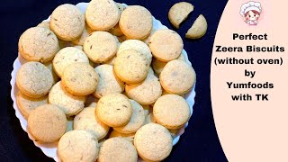 Zeera biscuits without oven Bakery zeera biscuit Jeera Biscuits recipe [upl. by Areit]